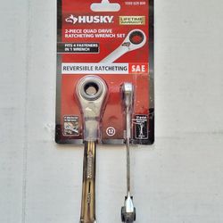 Husky Quad Ratchets. 4 Different Sizes