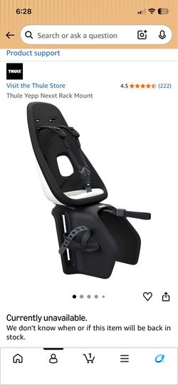 Thule Yepp Nexxt Maxi Rack Mount Child Bike Seat