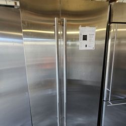42" JENN AIR BUILT IN STAINLESS STEEL REFRIGERATOR