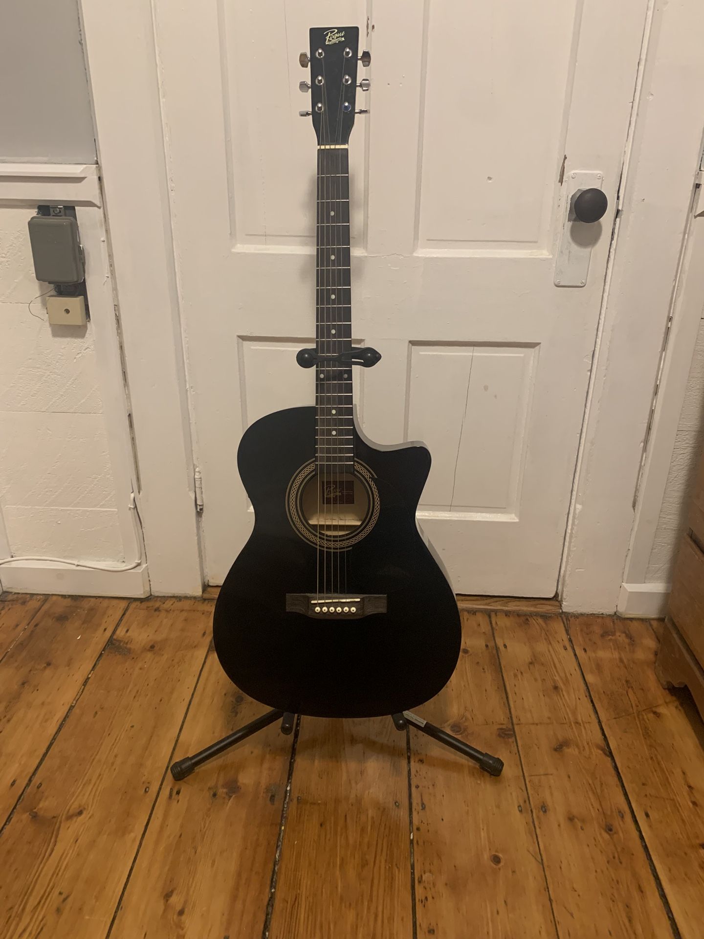 Rogue Acoustic Electric Guitar + Accessories