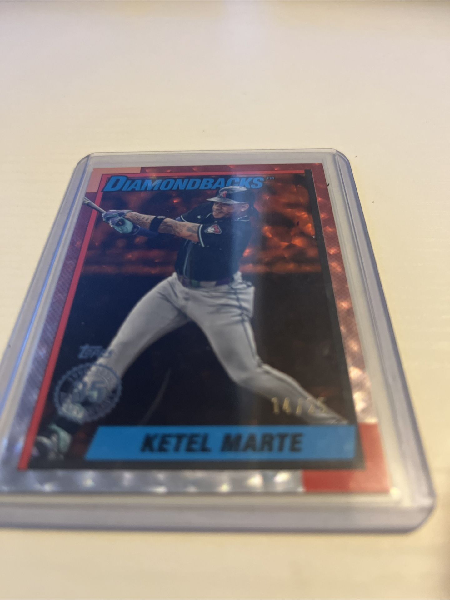 1990 Anniversary Ketel Marte Red Foil 14/25