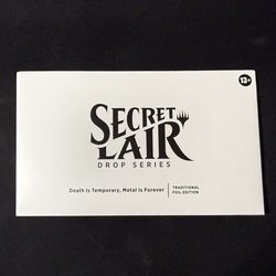 Magic The Gathering Death is Temporary, Metal is Forever Traditional Foil Secret Lair