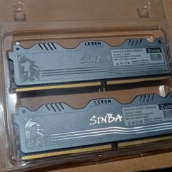 New Open Box LEVEN SinBa Gaming Ram DDR4 16GB Kit (8GBx2) XMP 2.0 OVERCLOCKING 