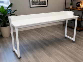 Clevich Overbed Table with Wheels, Queen Full Size
