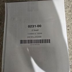 CLEAR TAPE 3" X 110YD 2.6ML 24 RL