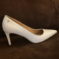 Calvin Klein White Heels