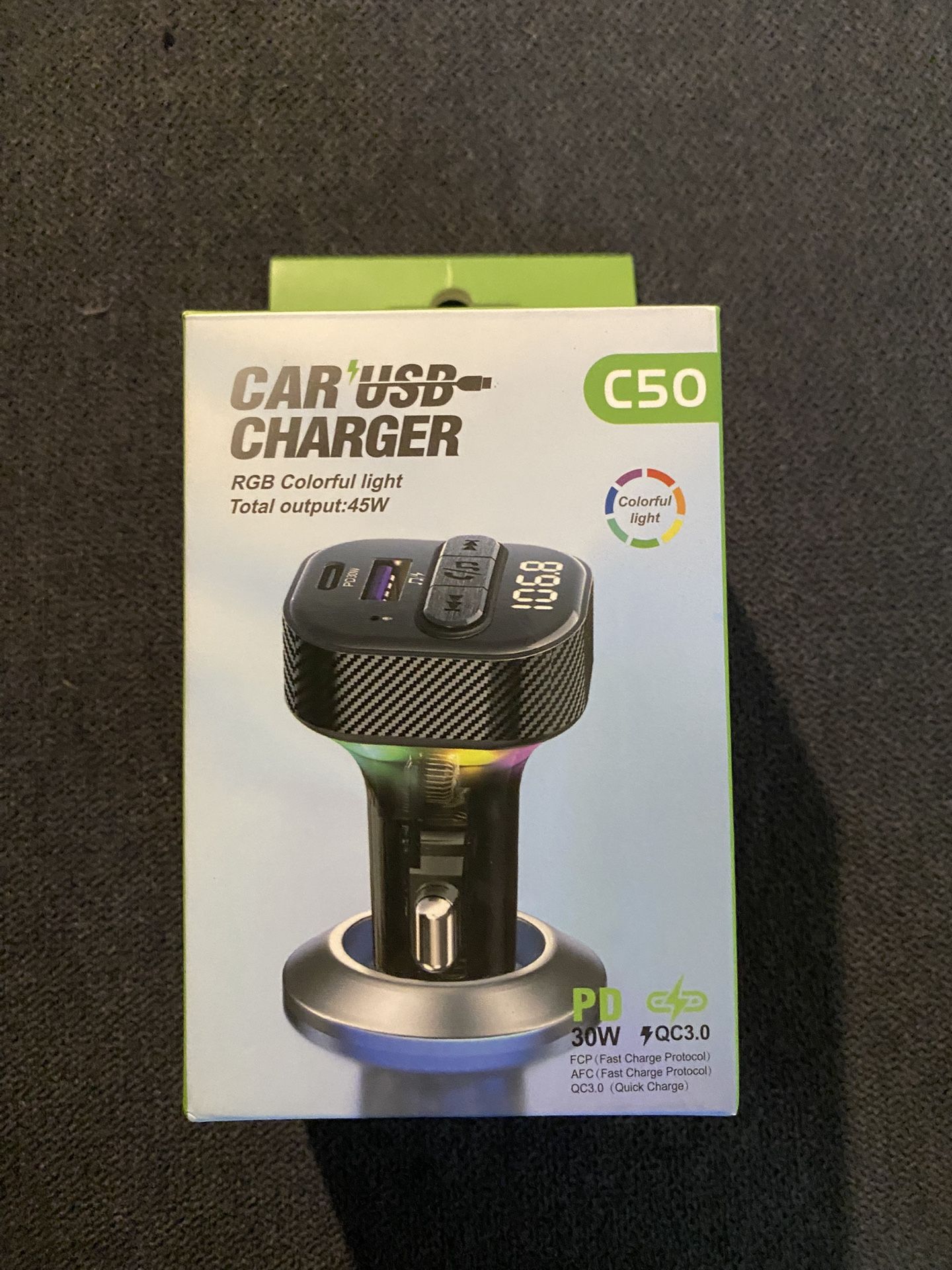 New Car Usb Fm Transmitter/ Read Description And Look At The Pictures