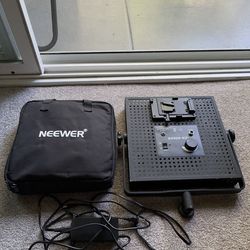 Neewer LED Video Light + Extra Panel Light with Case
