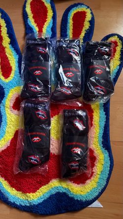 Chrome Hearts Black Lips socks size US 9-13