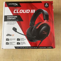 HYPER X CLOUD 3 GAMING HEADSET BOX SELLING FOR $79 ‼️