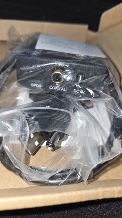 Optical Audio To Analog Stereo Converter
