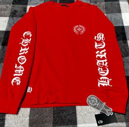 Orange chrome hearts longsleeve