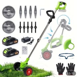 BALKONI Electric
Lawn Mower Grass Edger 20V with 1/2*1.5Ah
Lithium Battery Powered And 3 Kinds Of Blades
Weed Wacker, Grass Trimmer, Grass Weed
EaterL