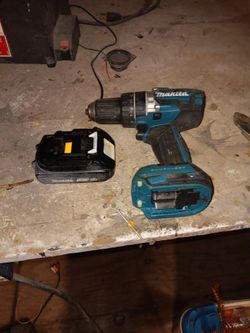 Makita Brushless Drill And Battery No Charger 