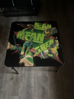 Teenage mutant ninja turtles Kids folding table and Chairs Nickelodeon