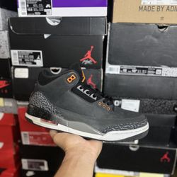 Jordan Fear Pack 3s size 10.5 VNDS 
