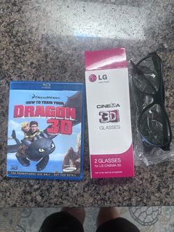 LG 3D glasses new w/ second alternate pair unknown if LG & a 3D CD
