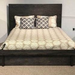 Brand new Queen size platform bed solid wood by Avalon furniture
