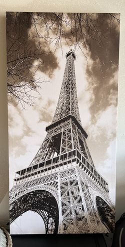 Eiffel Tower Canvas Frame