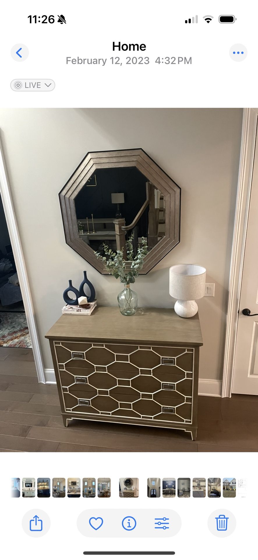 Entry Chest And Mirror