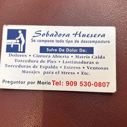 Sobadora Huesera