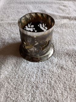 Vintage Silver Plated Tea Light Candle Holder