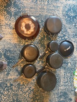 Vintage Commercial Aluminum Cookware Toledo Ohio Set – Early Calphalon – 8 Pieces with Lids