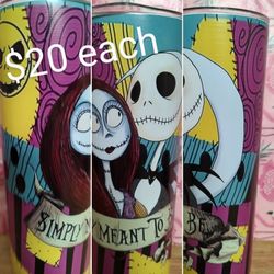 Disney's Nightmare Before Christmas Tumblers $20 Each 