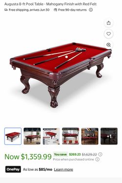 Dining room and billiard table