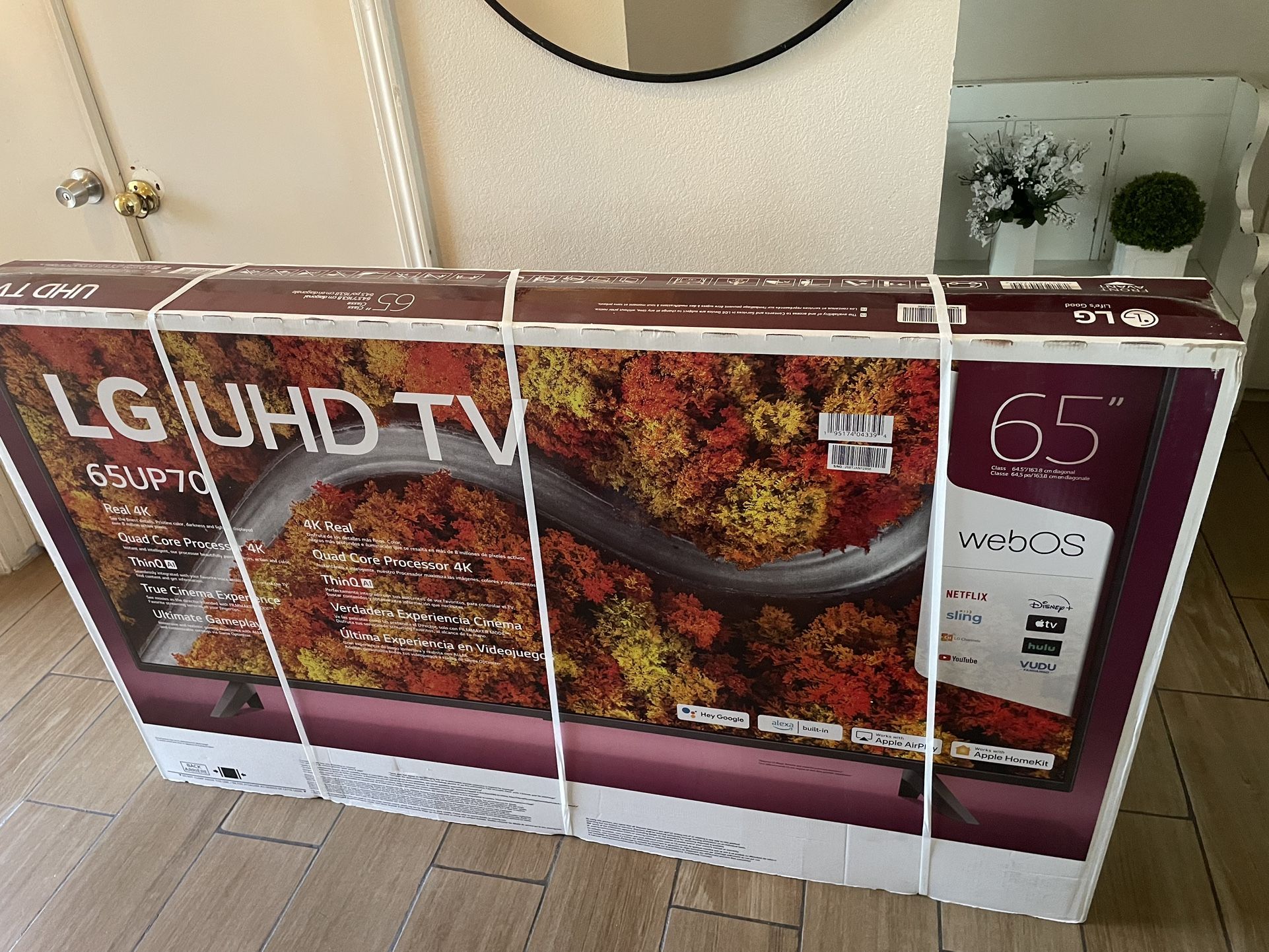 LG 65” Smart Tv 4k