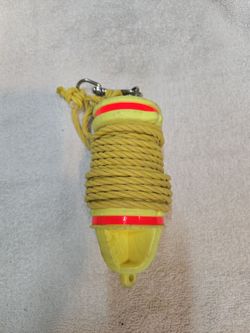 Emergency marker buoy 35' of line
