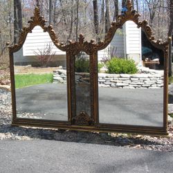 Country French Mirror Gold Gilded