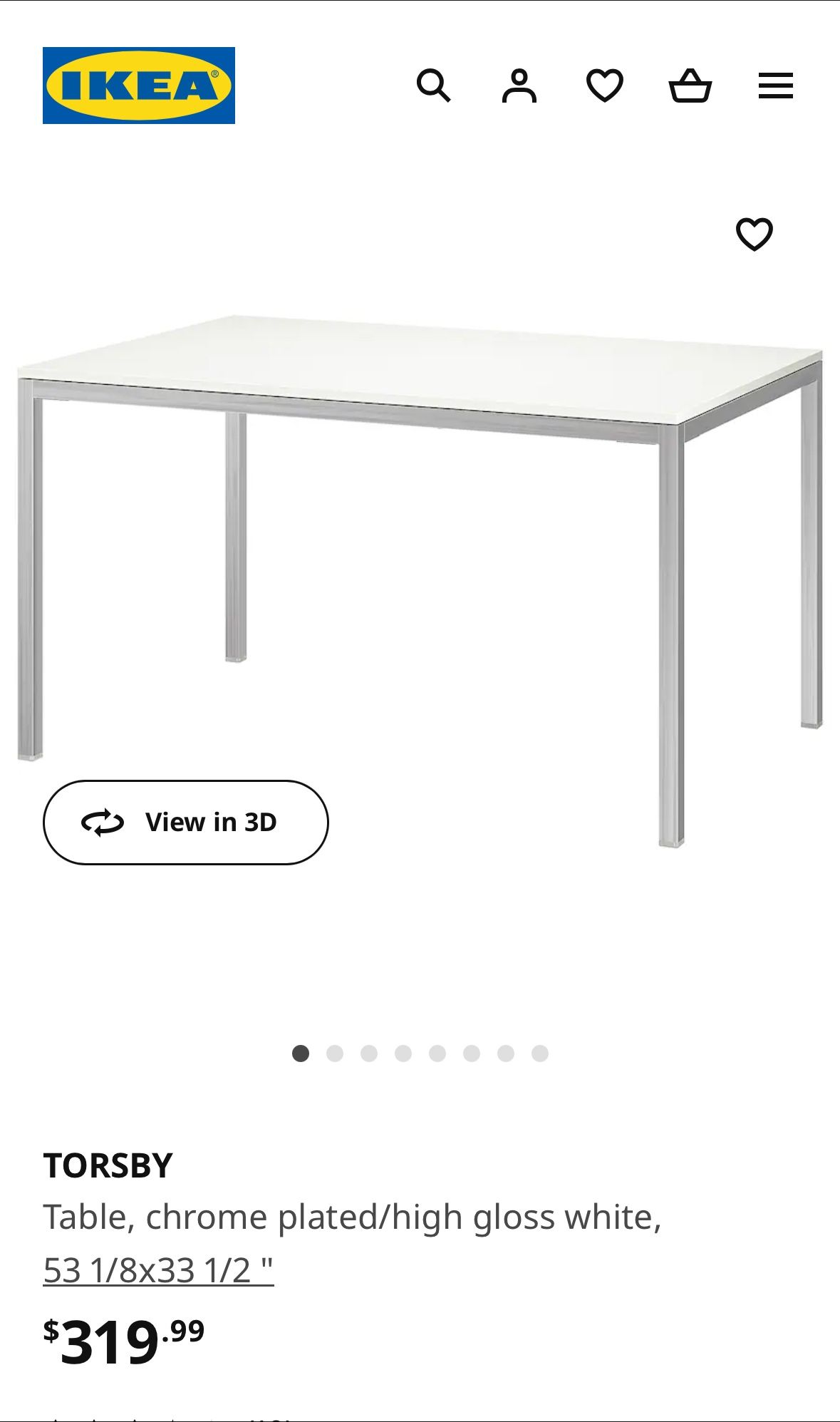 White IKEA Torsby Tables (3 Available)