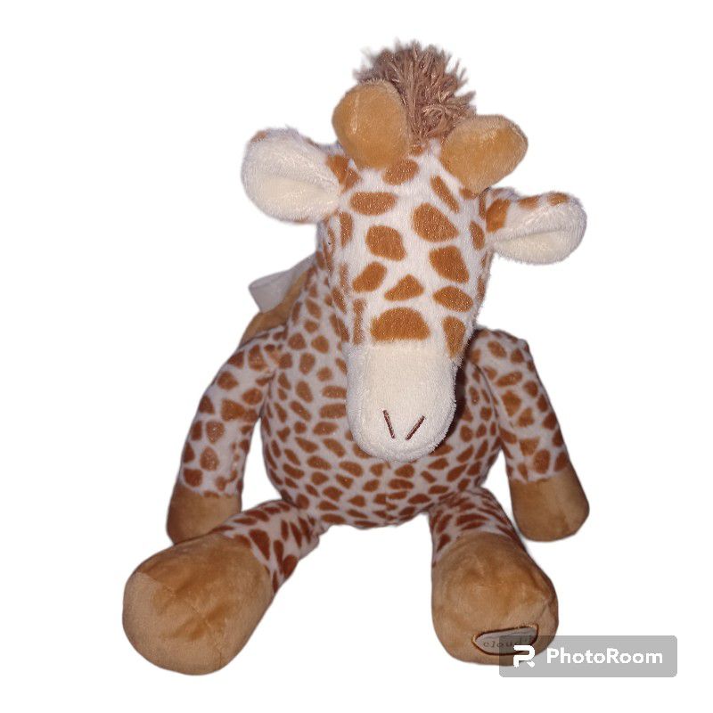 Cloud B Gentle Giraffe Plush Lovey Baby Sleep Soother 18” Plays 4 Soothing Sound
