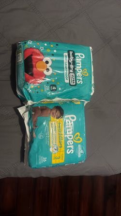 Pampers Diapers Size 3 and Size 4 Bundle