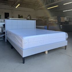 New Queen Bed With Mattress 