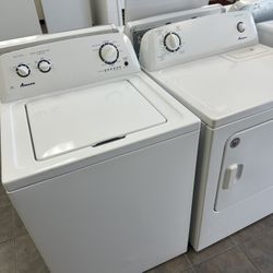 Amana Washer And Electric Dryer Set 