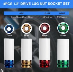 1/2" Drive Wheel Protector Impact Socket
