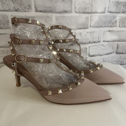 Valentino Rockstud Kitten Heels