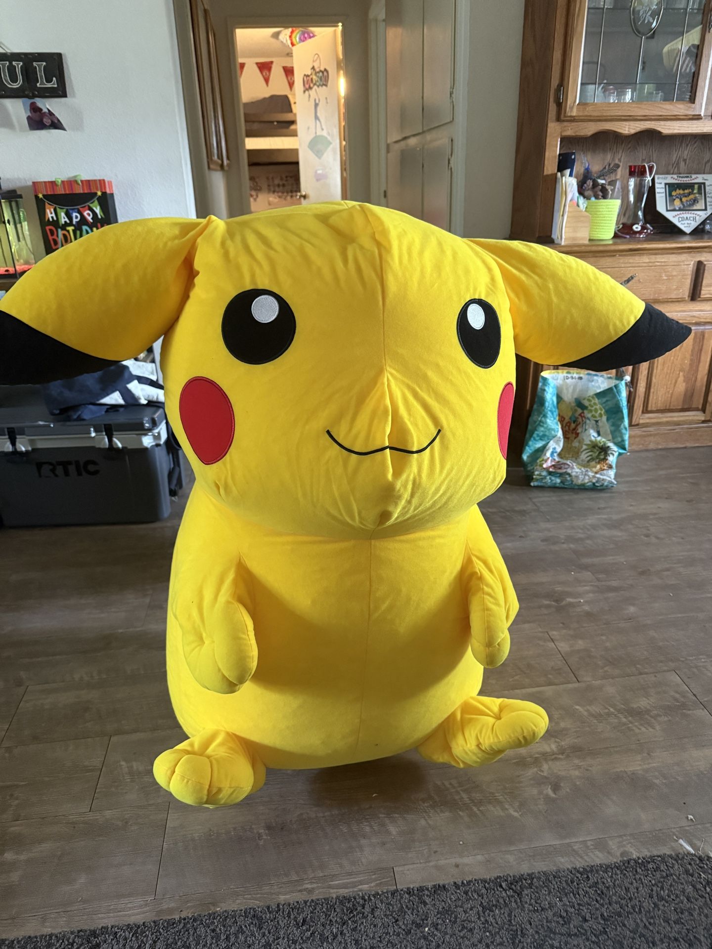 Giant Stuffed Pikachu