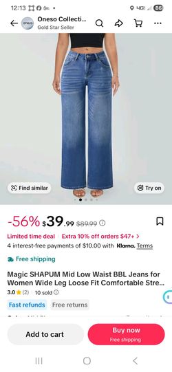 Oneso collection BBL jeans