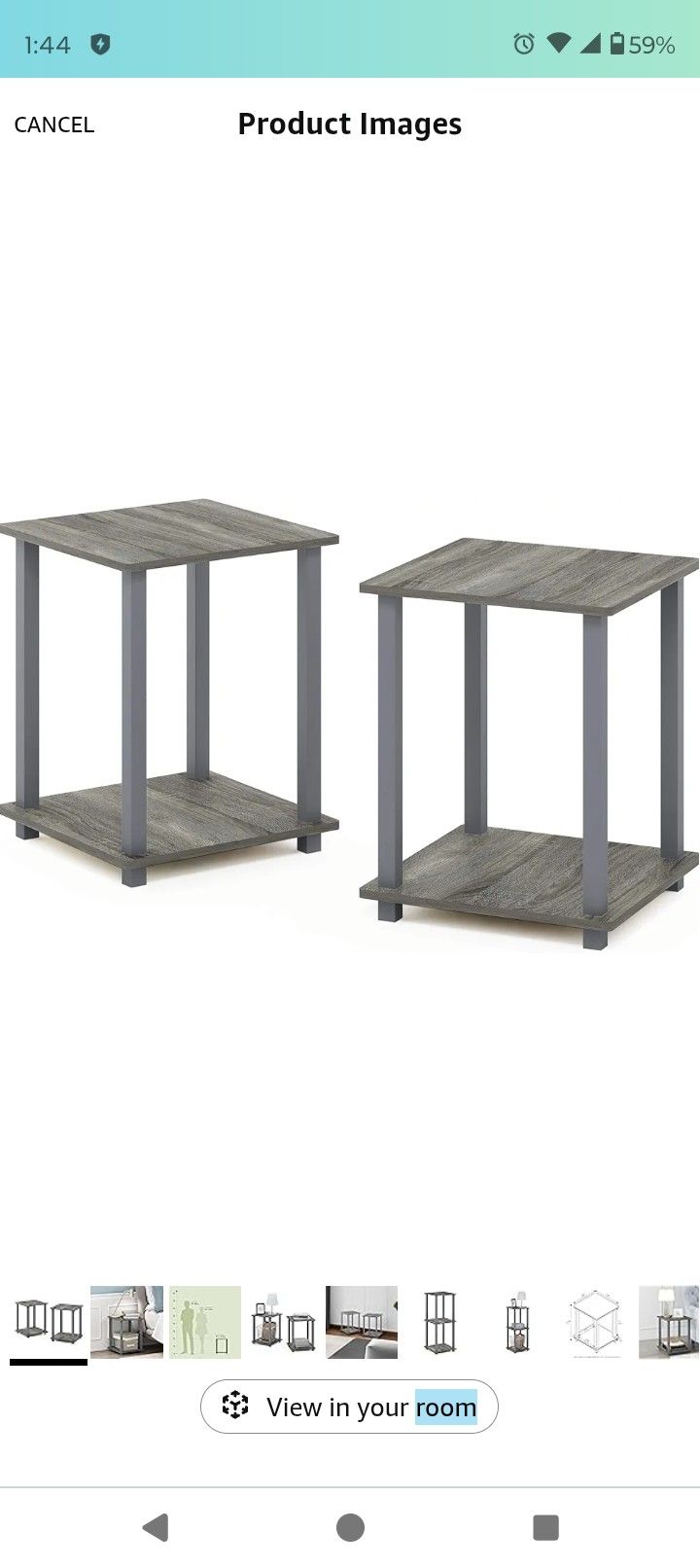 2 End Tables Unopened