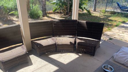7 piece outdoor seats