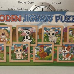 NIB 8- 9 Piece Wooden Puzzles