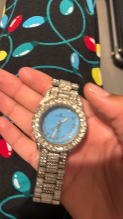 Blue diamond watch
