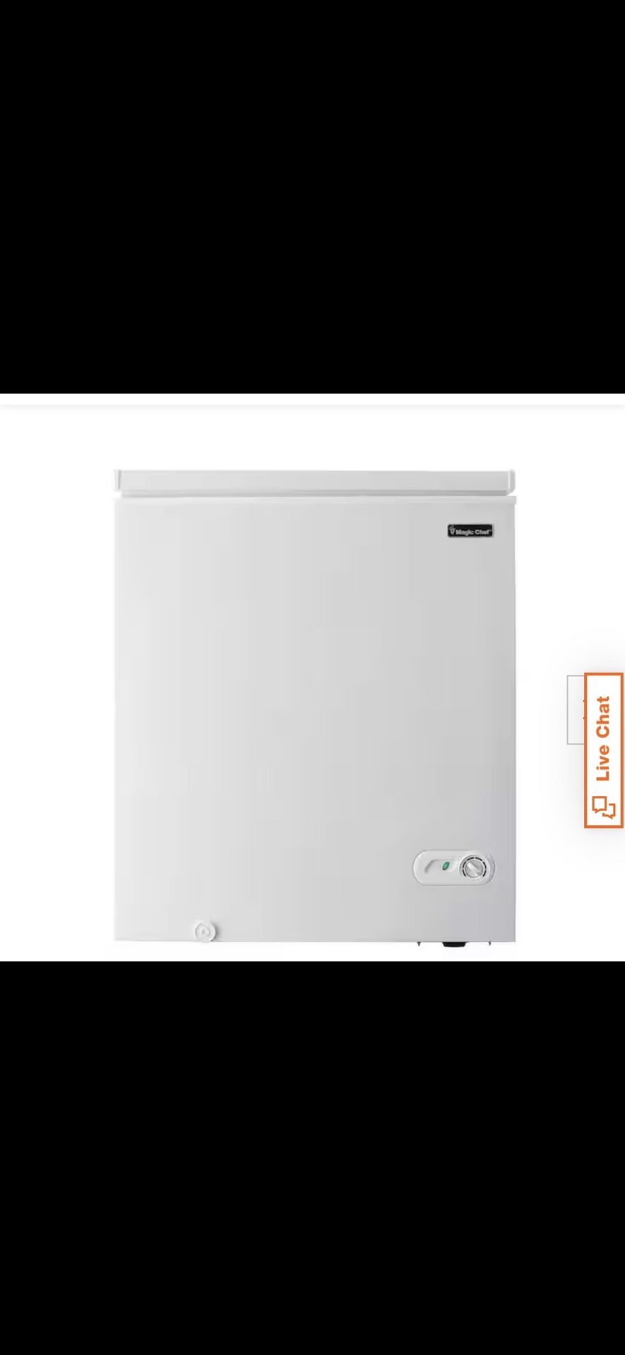 Magic Chef 5.0 cu. ft. Chest Freezer - White