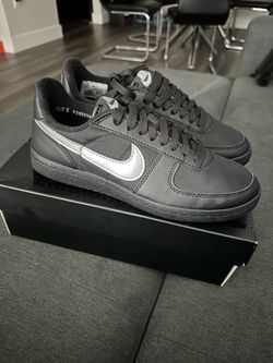 Nike Field General Black Silver Womens 8