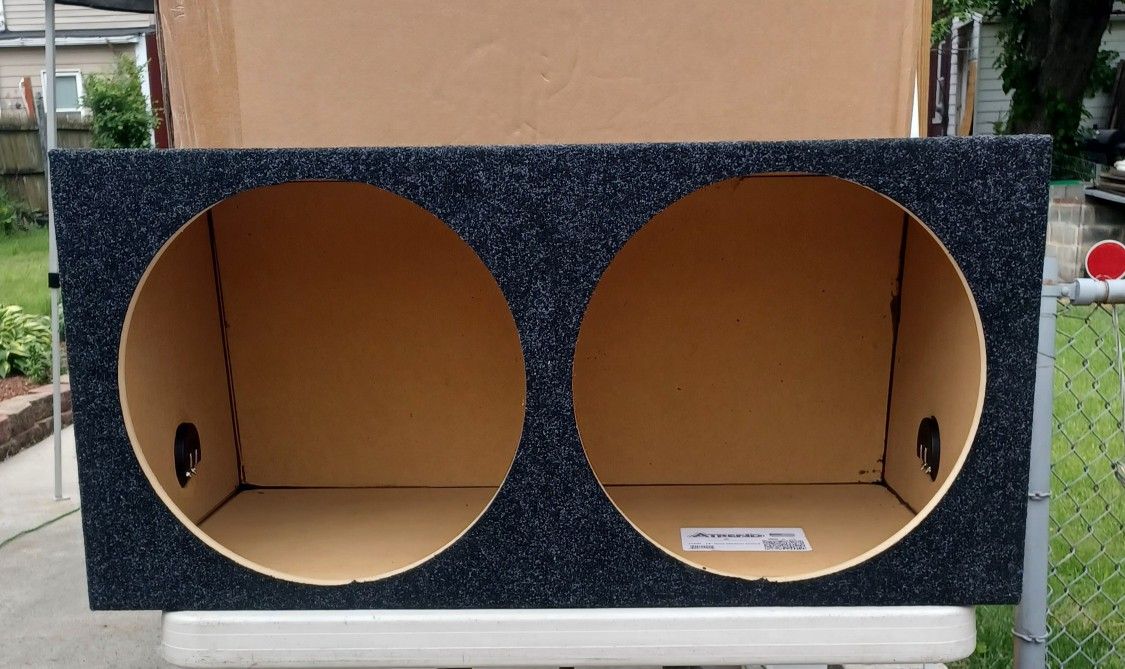 15" Dual Sealed Angled Back Subwoofer Box