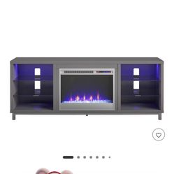 Lumina Fireplace TV Stand for TVs up to 70