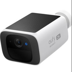 eufy Security SoloCam S220, Solar Security Camera, Wireless Security Camera Outdoor, 2K Resolution, Continuous Power, No Monthly Fee, HomeBase 3 Compa